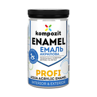 Akrilni emajl KOMPOZIT PROFI Gloss 0,3 l - razne nijanse – Bijela