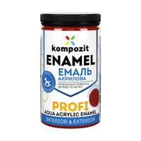 Akrilni emajl KOMPOZIT PROFI Gloss 0,3 l - razne nijanse – Crvena