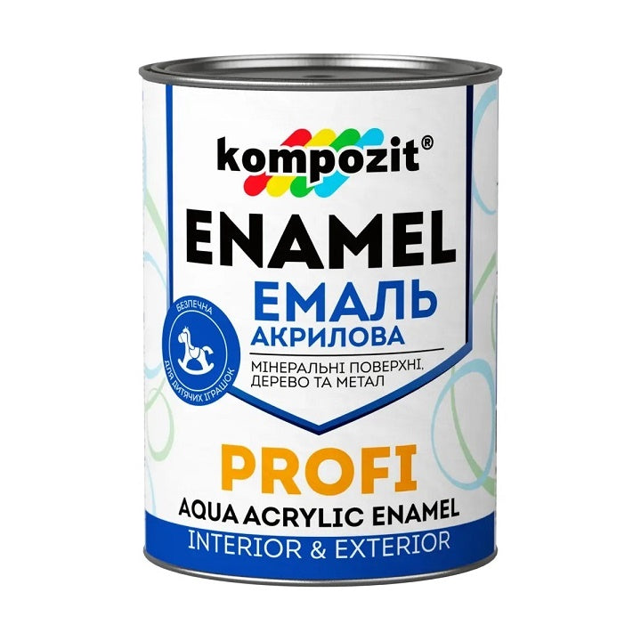 Akrilni emajl KOMPOZIT PROFI Gloss 2,7 l - razne nijanse — slika 3