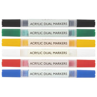Akrilni markeri DUAL Nassau Fine Art - set od 6 kom — slika 2