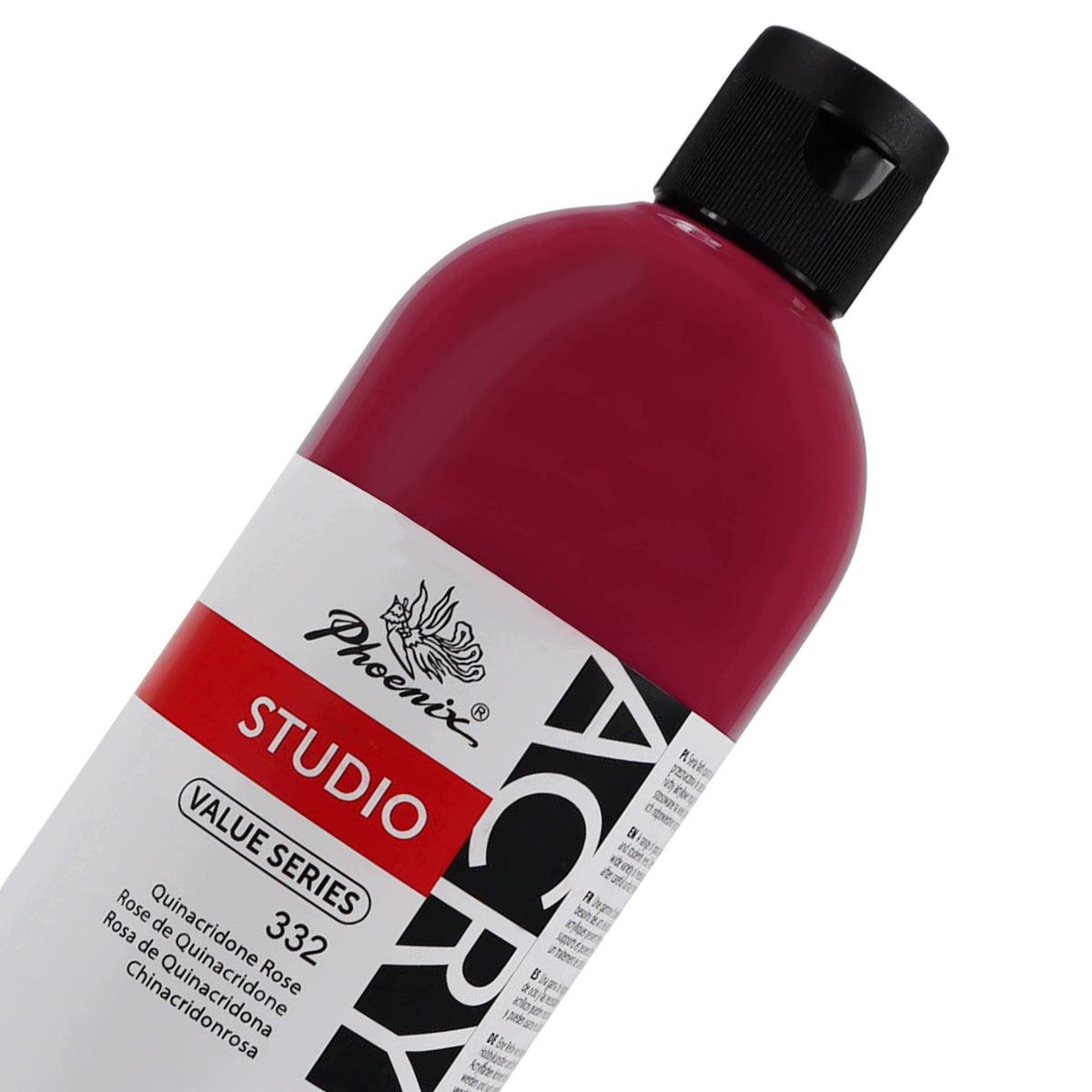 Akrylová boja Phoenix 332 Quinacridone Rose 500 ml