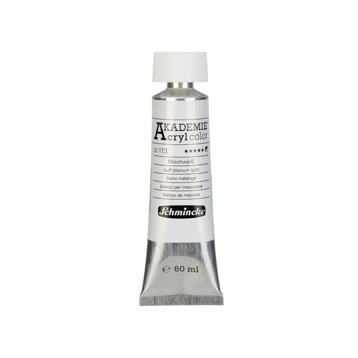 Akrilne boje Schmincke AKADEMIE 60 ml – 113 buff titanijumska svijetla