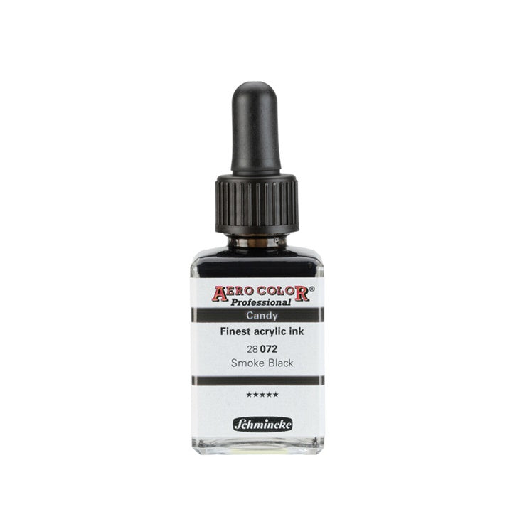 Akrilna tinta Schmincke AERO COLOR Professional Candy 28 ml – 072 smoke čierna