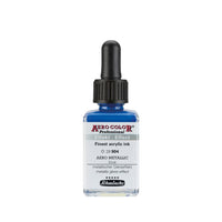 Akrilna tinta Schmincke AERO COLOR Professional Effect 28 ml – 904 AERO METALLIC plava