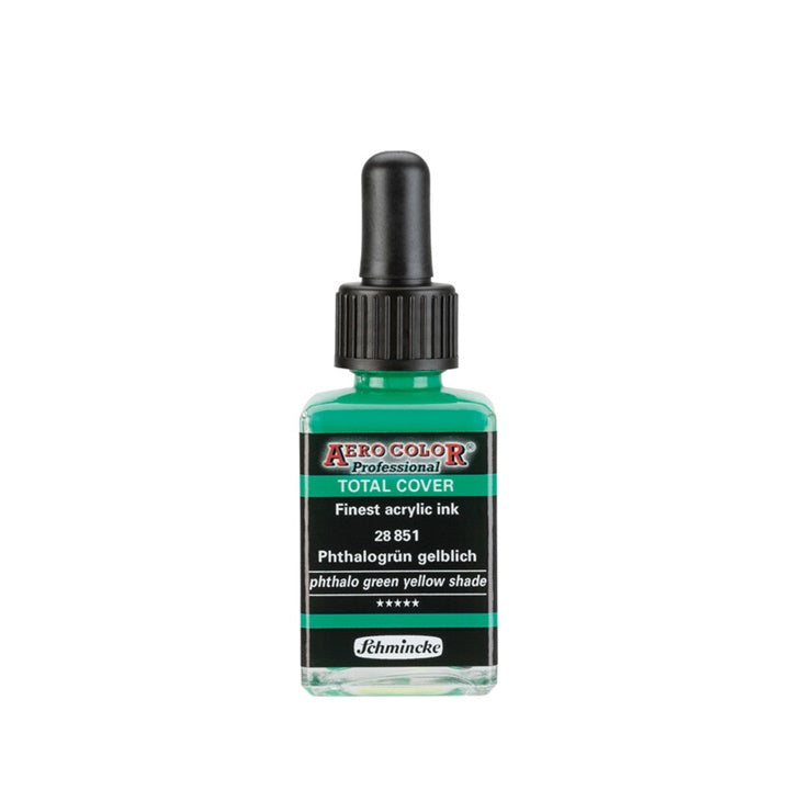 Akrilna tinta Schmincke AERO COLOR Professional Total Cover 28 ml – 851 phthalo zelenožuta shade