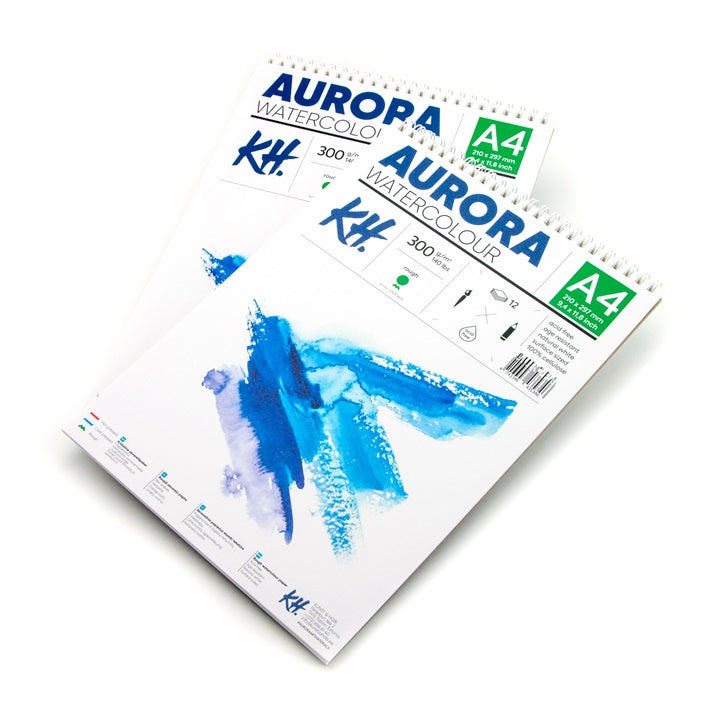 Akvarel blok AURORA rough sa spiralom - 12 listova — slika 2