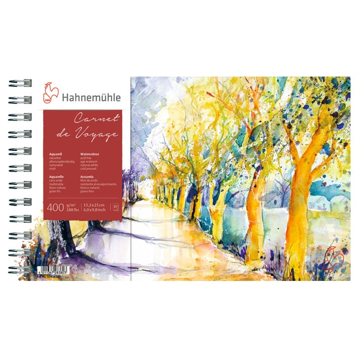 Akvarel blok HAHNEMÜHLE CARNET DE VOYAGE 15,3 x 25 cm — slika 1
