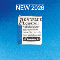 Akvarel boja Schmincke AKADEMIE 1/2 posudica - Golden pink – 405 Kobalt plava nijansa