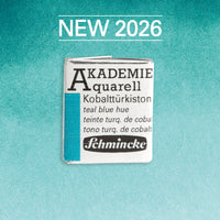 Akvarel boja Schmincke AKADEMIE 1/2 posudica - Golden pink – 505 Tirkizno plava