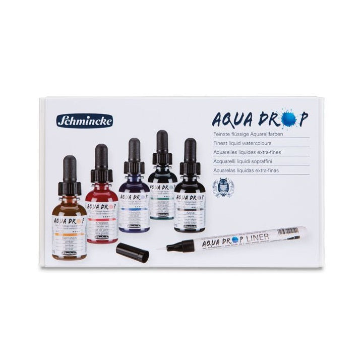 Akvarel boje Schmincke AQUA DROP - set 5 x 30 ml   liner — slika 1