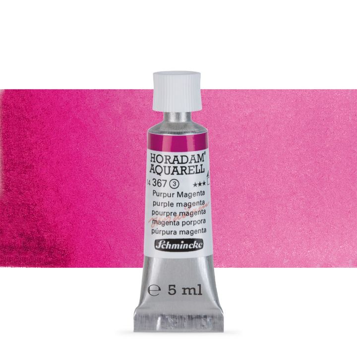 Akvarel boje u tubi Schmincke Horadam 5 ml – 367 Purple Magenta