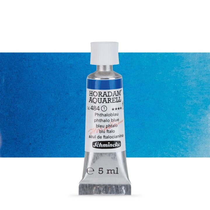 Akvarel boje u tubi Schmincke Horadam 5 ml – 484 Phthalo plava