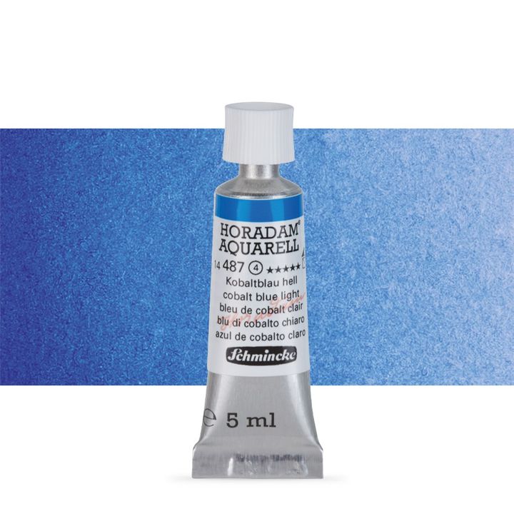 Akvarel boje u tubi Schmincke Horadam 5 ml – 487 Cobalt plava svijetla
