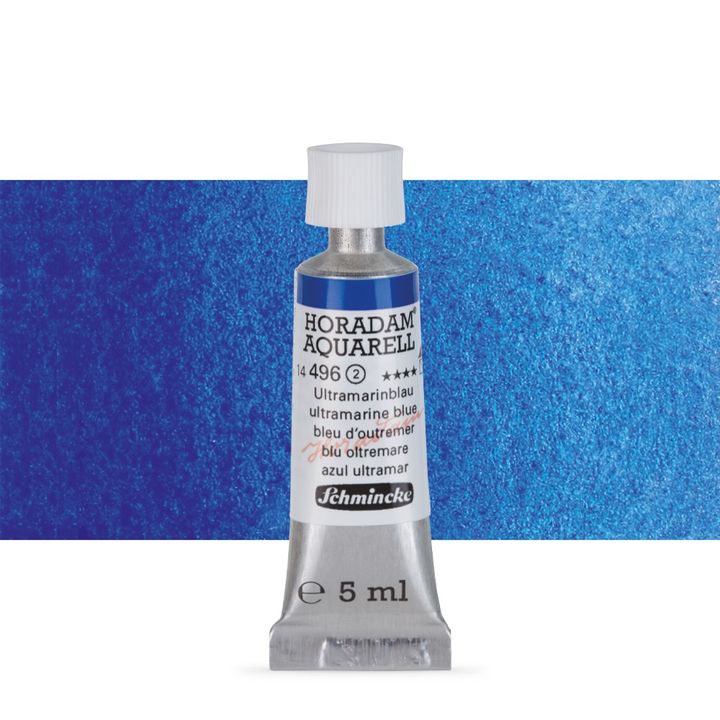 Akvarel boje u tubi Schmincke Horadam 5 ml – 496 Ultramarine plava