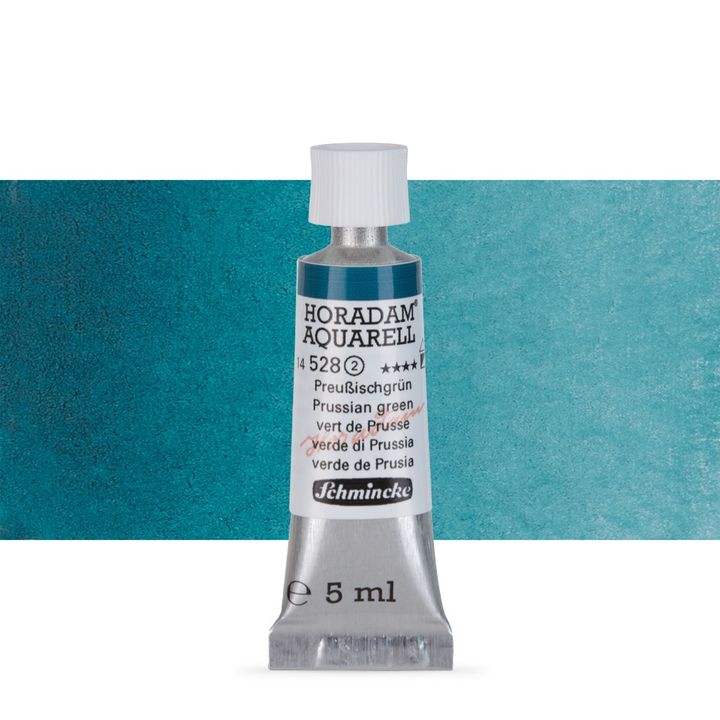 Akvarel boje u tubi Schmincke Horadam 5 ml – 528 Prussian zelena