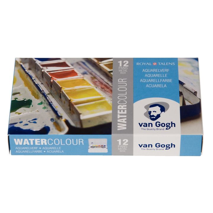 Akvarel boje u Van Gogh metalnoj kutiji - izaberi set — slika 2