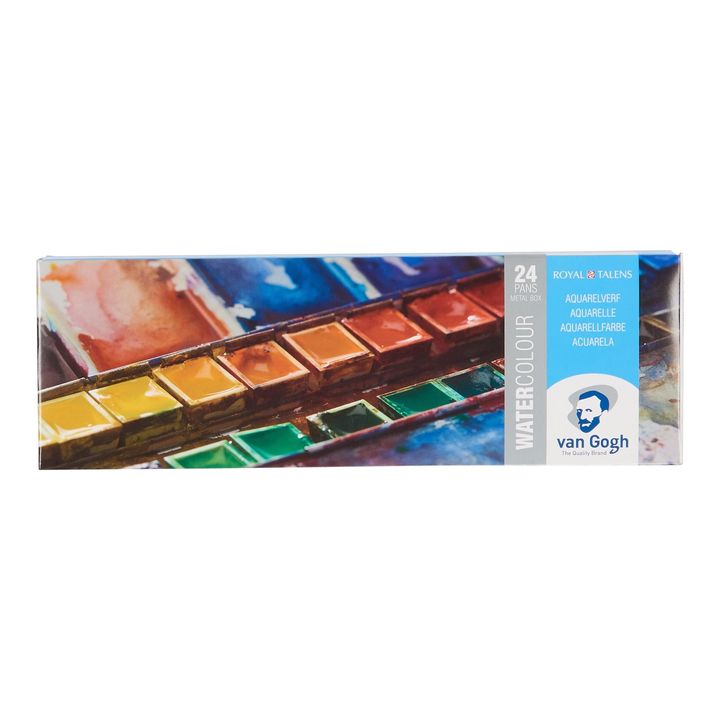 Akvarel boje u Van Gogh metalnoj kutiji - izaberi set — slika 3