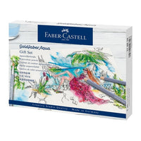 Poklon set Faber-Castell Goldfaber aqua akvarel olovaka u metalnoj kutiji za umjetnike.