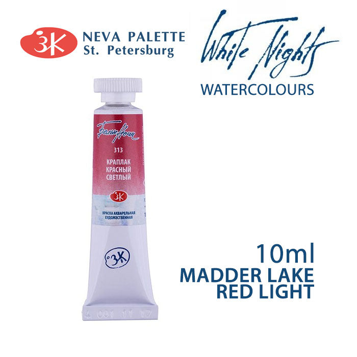 Akvarele White Nights 10 ml  - izaberite nijansu - Madder lak crvena svijetla