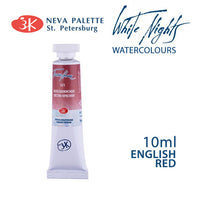 Akvarele White Nights 10 ml  - izaberite nijansu - Engleska crvena