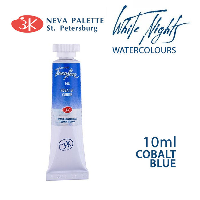 Akvarele White Nights 10 ml  - izaberite nijansu - Kobalt plava