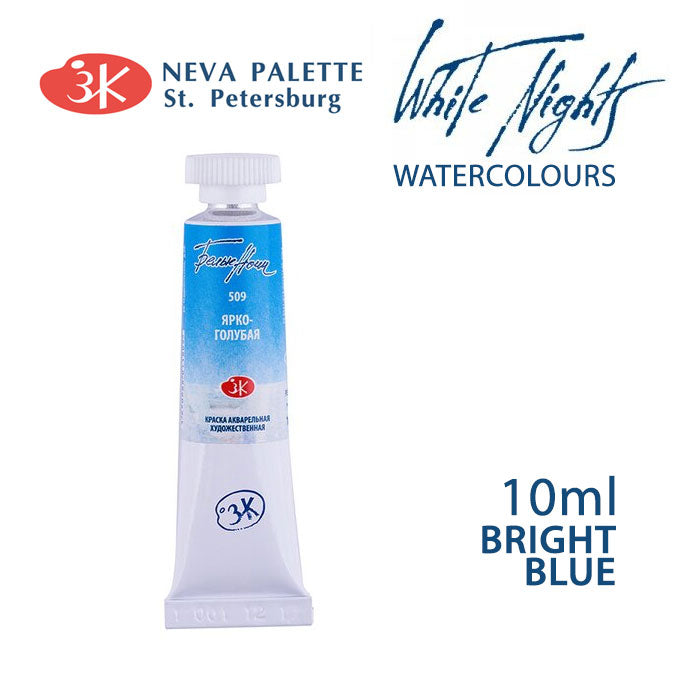 Akvarele White Nights 10 ml  - izaberite nijansu - Svijetlo plava