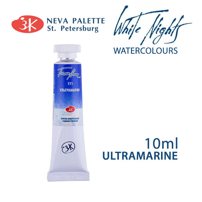Akvarele White Nights 10 ml  - izaberite nijansu - Ultramarin