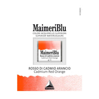 Akvarelna boja Maimeri Blu – poluposudica 1,5 ml – Kadmij crveno-narandžasta