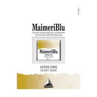 Akvarelna boja Maimeri Blu – poluposudica 1,5 ml – Zeleno zlato