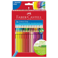 Set od 36 Faber-Castell Grip akvarelnih pastela u metalnoj kutiji za crtanje i slikanje.