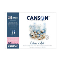 Akvarelni blok CANSON Coton d'Art HP 300 g/m² 36 x 51 cm - 20 listova