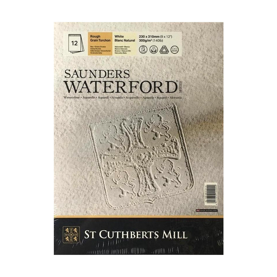 Akvarelni blok CANSON Saunders Waterford CP bijeli 300 g/m² 23 × 31 cm - 12 listova