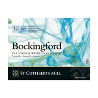 Akvarelni blok CANSON St Cuthberts Bockingford 300 g/m² 12 listova spirala 18 – 41 cm