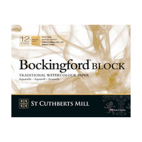 Akvarelni blok CANSON St Cuthberts Bockingford Rough 300 g/m² 31 – 41 cm - 12 listova