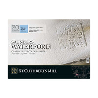 Akvarelni blok CANSON St Cuthberts Saunders Waterford CP bijeli 300 g/m² 20 listova – 26 – 51 cm