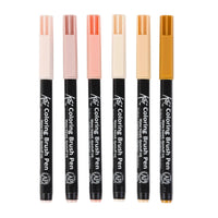 Akvarelni flomasteri s četkicom SAKURA Koi Coloring Brush Manga / set 3 – 6 kom