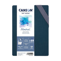 Akvarelni skicár CANSON Montval leporelo CP 300 g/m² A5 - 18 listov