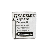 Akvarel boje Schmincke AKADEMIE half pan – 111 neprozirna bijela