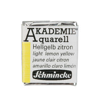 Akvarel boje Schmincke AKADEMIE half pan – 222 svijetla limun žuta