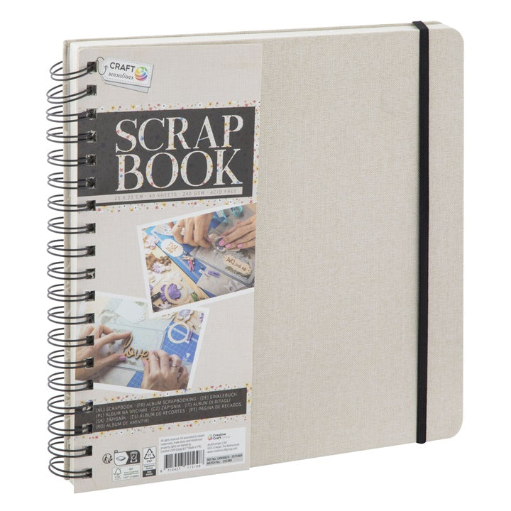 Album za scrapbooking 25x25 cm – zeleni