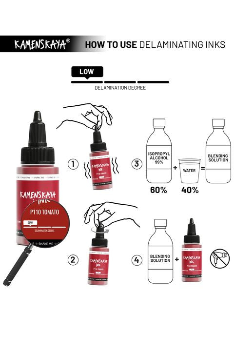 Alkoholna tinta KAMENSKAYA DELAMINATING 30ml — slika 25
