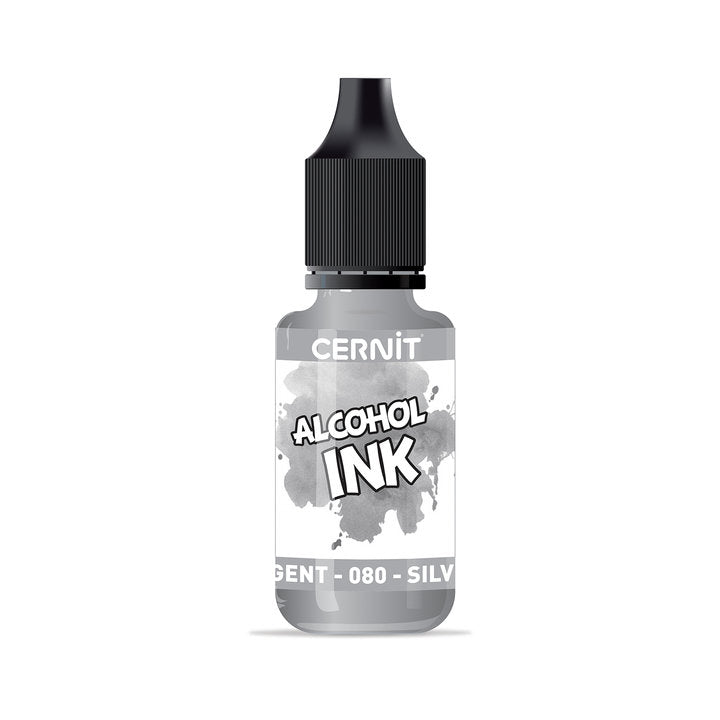 Bočica CERNIT alkoholnog mastila, 20 ml, neophodan pribor za rad sa smolom i papirom.