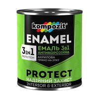 Antikorozivni emajl 3 u 1 KOMPOZIT PROTECT 0,75 kg - razne nijanse