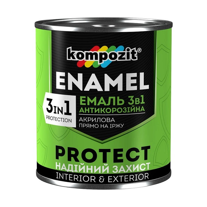 Antikorozivni emajl 3 u 1 KOMPOZIT PROTECT 0,75 kg - razne nijanse – Plava