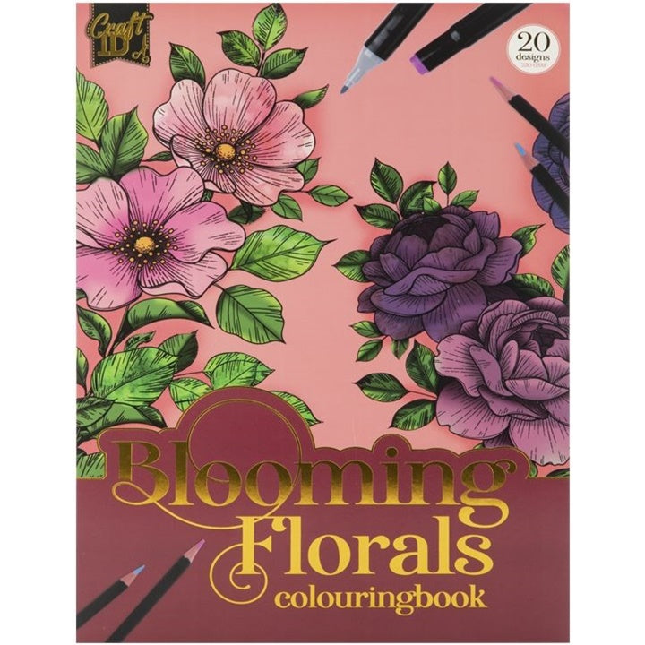 Antistres bojanka BLOMING FLORALS 20 stranica