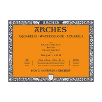 ARCHES akvarelni blok Rough prirodna bijela 300 g/m² 10 – 31 cm - 20 listova