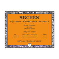 ARCHES akvarelni blok Rough prirodna bijela 300 g/m² 10 – 31 cm - 20 listova