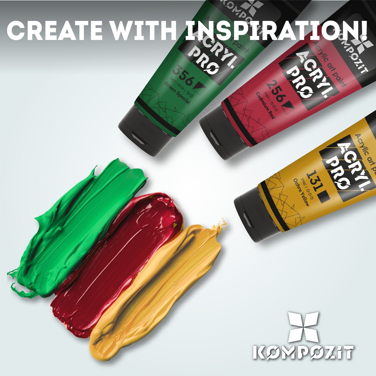Set akrilnih boja ACRYL PRO Kompozit u kutiji - 42 x 75 ml