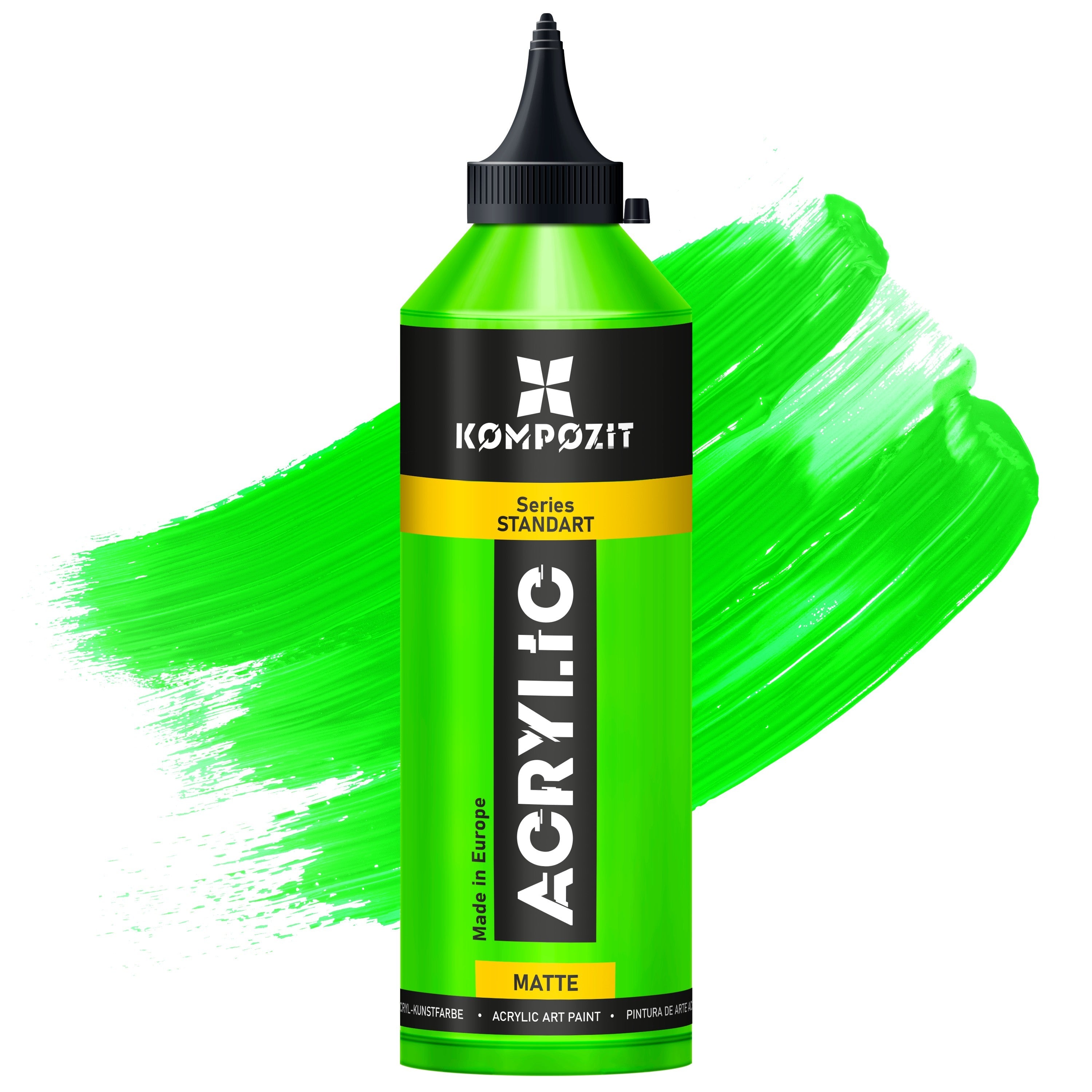 Akrilna boja STANDART Kompozit 500 ml – 112 Fluorescent Green