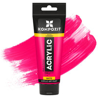 Akrilna boja Kompozit STANDART Fluorescent 75 ml – 114 Fluorescentna ružičasta